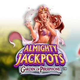 Almighty Jackpots: Garden of Persephone game by Novomatic – logo hosted on AllySpin Casino