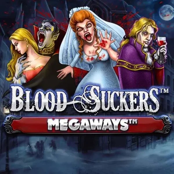 Slots logo of Blood Suckers Megaways from Red Tiger Gaming at AllySpin Casino