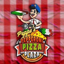 Official Slots logo: Peppe’s Pepperoni Pizza Plaza by Pragmatic Play at AllySpin Casino