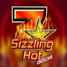 Sizzling Hot Deluxe logo by Novomatic at AllySpin Casino