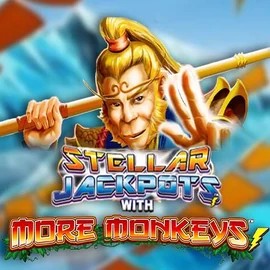 Play the Stellar Jackpots with More Monkeys slot by Lightning Box Game on AllySpin Casino